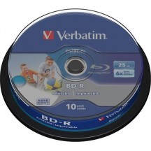 Disc Blu-ray Verbatim BD-R 25 GB 6x Inkjet Printable 43804