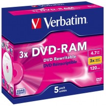 DVD Verbatim DVD-RAM 4.7 GB 3x 43450