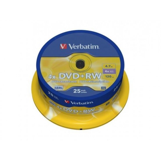 DVD Verbatim DVD+RW 4.7 GB 4x 43489
