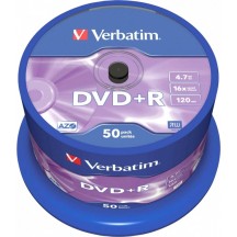 DVD Verbatim DVD+R 4.7 GB 16x 43550