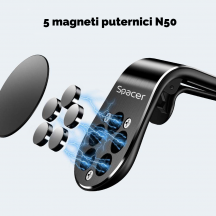 Suport Spacer auto magnetic pt. smartphone SPT-MGN