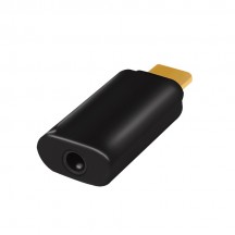 Adaptor LogiLink USB 3.2 audio adapter, USB-C/M to 3.5 mm/F, black UA0356