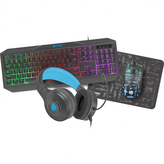 Tastatura Fury Gaming Combo Set 4-in-1 Thunderstreak 3.0