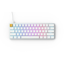 Tastatura Glorious PC Gaming Race Compact White Ice Edition GLO-GMMK-COM-BRN-W