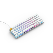 Tastatura Glorious PC Gaming Race Compact White Ice Edition GLO-GMMK-COM-BRN-W