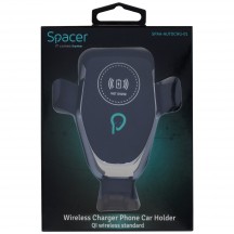 Alimentator Spacer auto si incarcator wireless pt. SmartPhone 2 in 1 SPAA-AUTOCHG-01