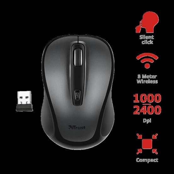 Mouse Trust Sketch Silent Click TR-23266