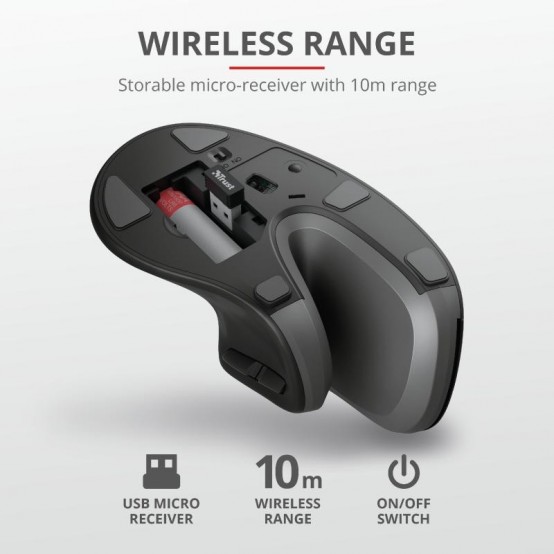 Mouse Trust Verro Ergonomic TR-23507