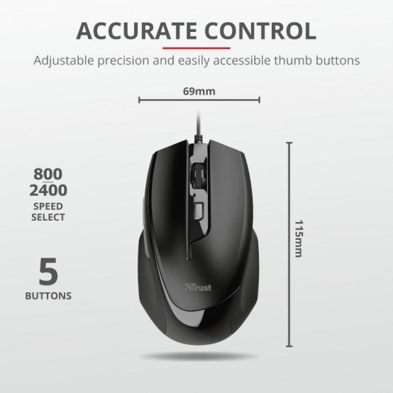 Mouse Trust Voca Comfort TR-23650
