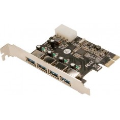 Adaptor LogiLink PCI Express Card, 4x USB 3.0 PC0057A