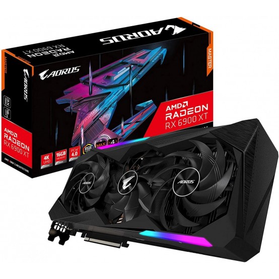Placa video GigaByte AORUS Radeon RX 6900 XT MASTER 16G R69XTAORUS M-16G