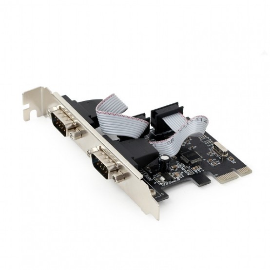 Adaptor Gembird 2 serial port PCI-Express add-on card, with extra low-profile bracket SPC-22