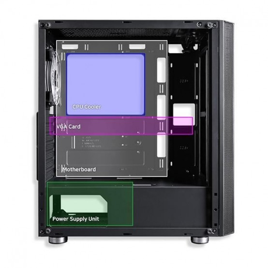 Carcasa Zalman R2-BK