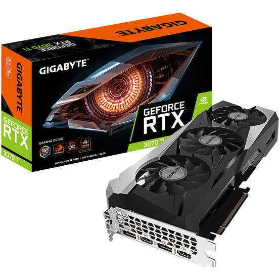 Placa video GigaByte GeForce RTX 3070 Ti GAMING OC 8G GV-N307TGAMING OC-8GD 1.0