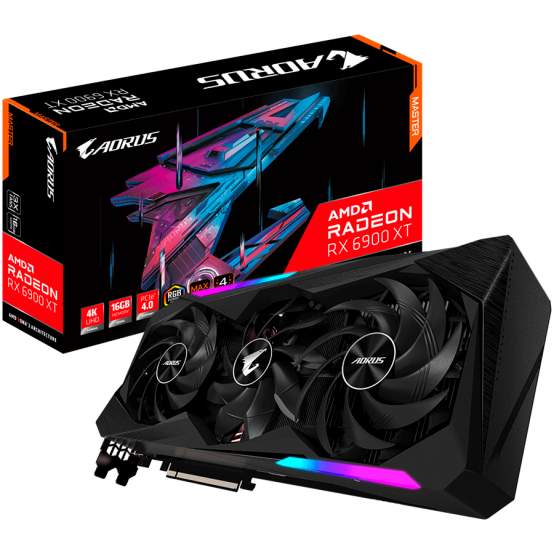 Placa video GigaByte AORUS Radeon RX 6900 XT MASTER 16G (rev. 2.0) GV-R69XTAORUS M-16GD 2.0