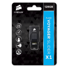 Memorie flash USB Corsair Voyager Slider X1 CMFSL3X1-128GB