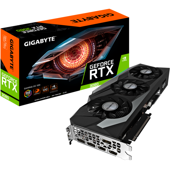 Placa video GigaByte GeForce RTX 3080 GAMING OC 12G GV-N3080GAMING OC-12G