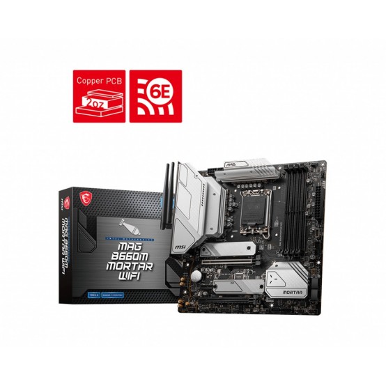 Placa de baza MSI MAG B660M MORTAR W