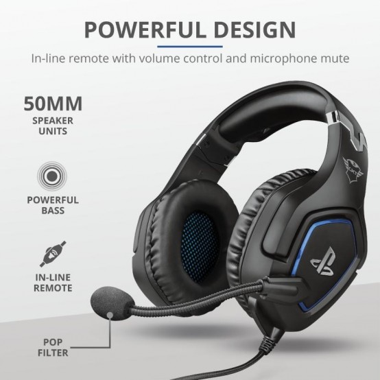Casca Trust GXT 488 Forze PS4 TR-23530