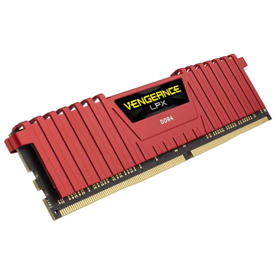 Memorie Corsair Vengeance LPX Red CMK16GX4M2B3200C16R