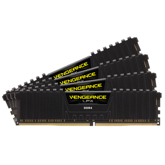 Memorie Corsair Vengeance LPX Black CMK64GX4M4A2666C16